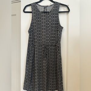 BCBGeneration Black and White Sheath Mini Dress